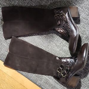 Donald Pilner Dulce Riding Used Knee High Boots.  Nice Used.